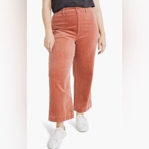 Madewell Slim Emmet Wide Leg Crop